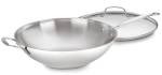 Cusiniart Chef 's Classic 36cm Wok with Glass Lid Was $99.95
